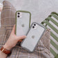 Transparent Acrylic Phone Case for Iphone 14 13 12 11 Pro Max Clear Solid Color Side Creative Protect Cover Phone Accessories